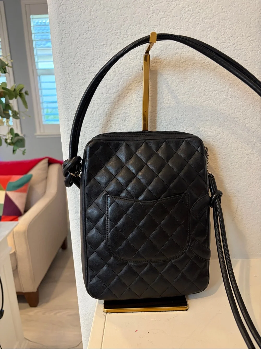 CHANEL Cambon Quilted Lambskin Crossbody